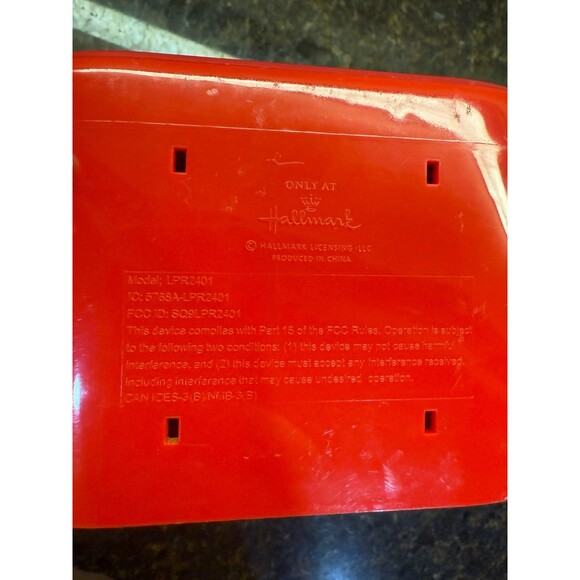 Hallmark Northpole Treeluminator Musical Light - Red -  EUC - Picture 9 of 13